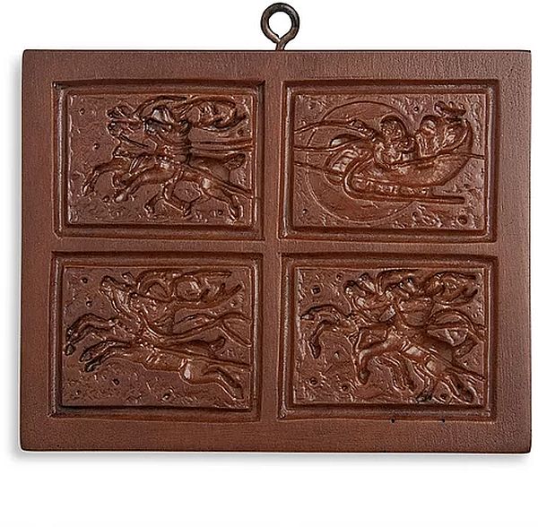 Santa's Dashing Reindeer Cookie Mold