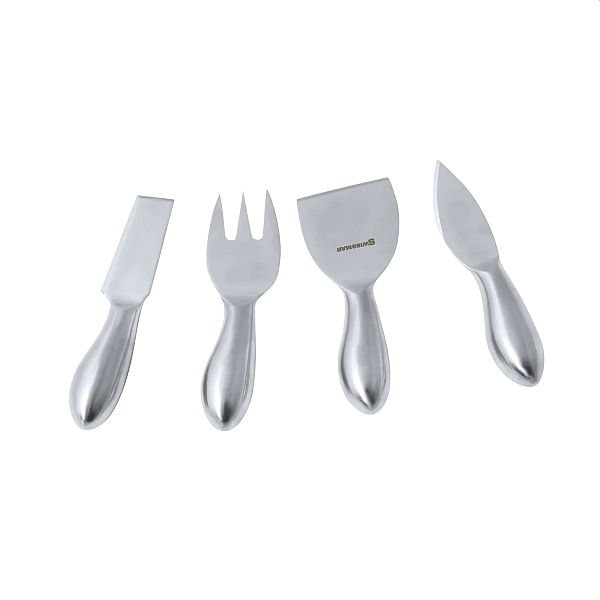 Swissmar Cheese Knife Set 4-Piece Stainless Steel Petite