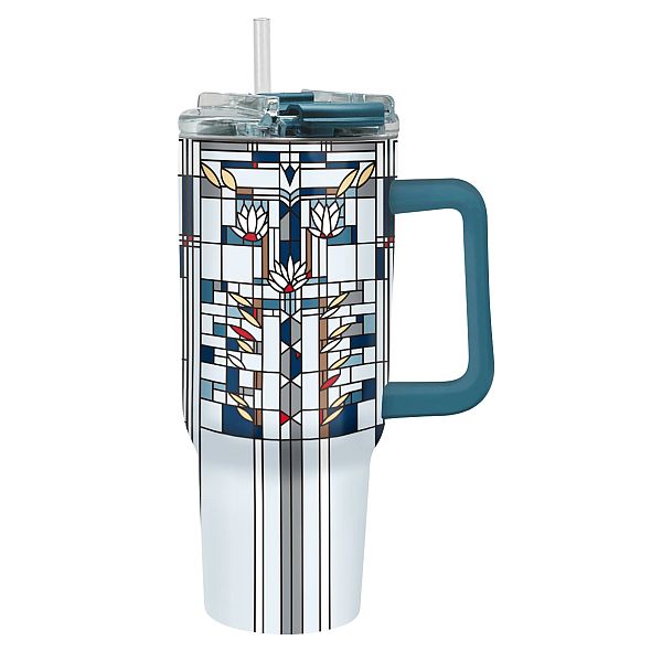30oz Tumbler Frank Lloyd Wright Water Lilies