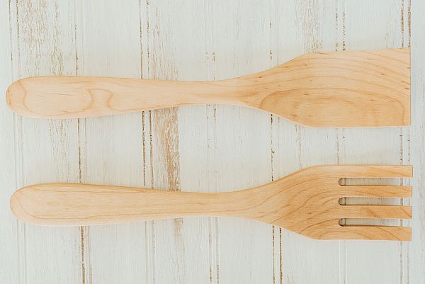 Sugar Maple Salad Servers 12