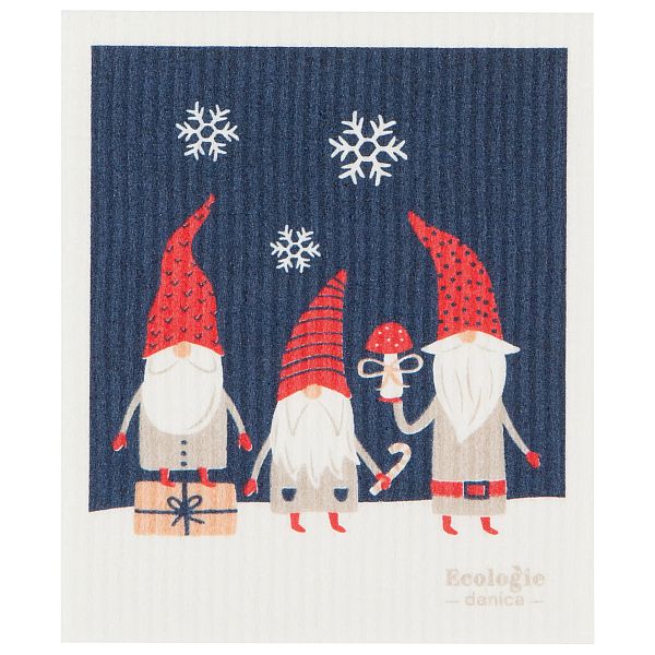 Swedish Sponge Cloth, Gnomes
