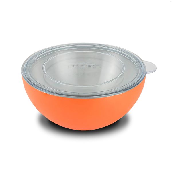 Insulated 3 qt Bowl Tangerine