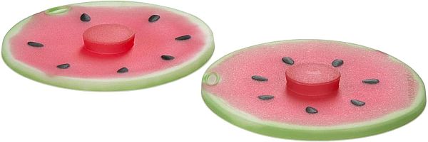 Charles Viancin Silicone Drink Covers Watermelon Set/2