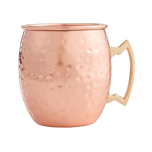 Mug Copper Hammered 16oz.