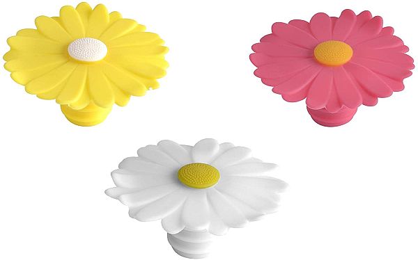 Charles Viancin Silicone Bottle Stoppers Daisy