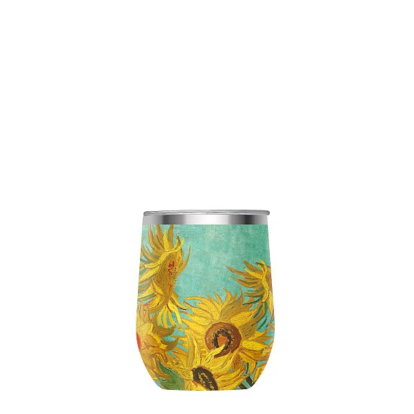 12oz Wine Tumbler Sunflowers