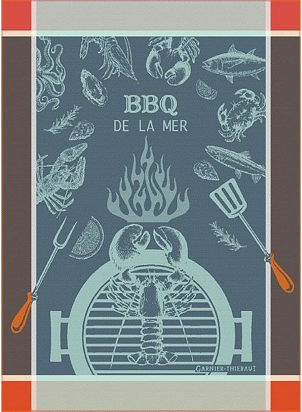 BBQ De La Mer Bleu Towel