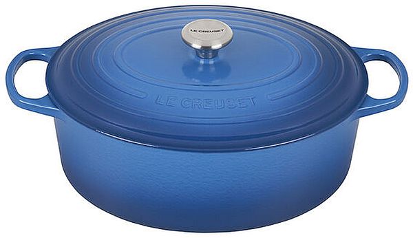 Oval Dutch Oven  9.5qt. Enameled Cast Iron, Marseille